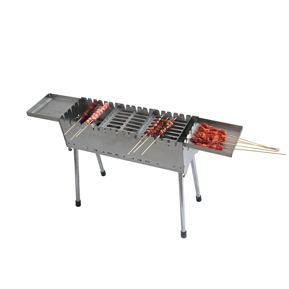 Rustfritt stål rektangulær vanlig grillgrill